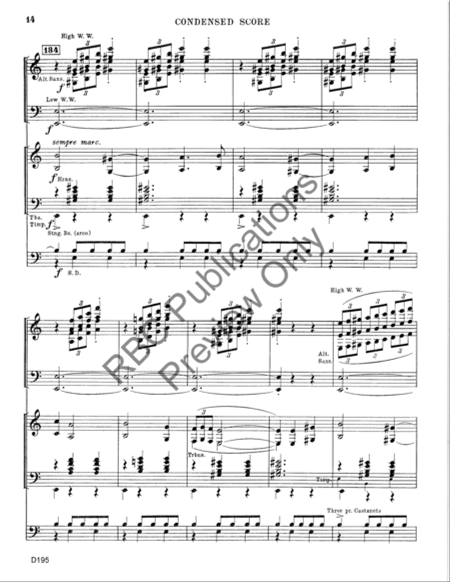 El Torero (Score) El Torero (Score) Concert Band scores gallery preview page 17