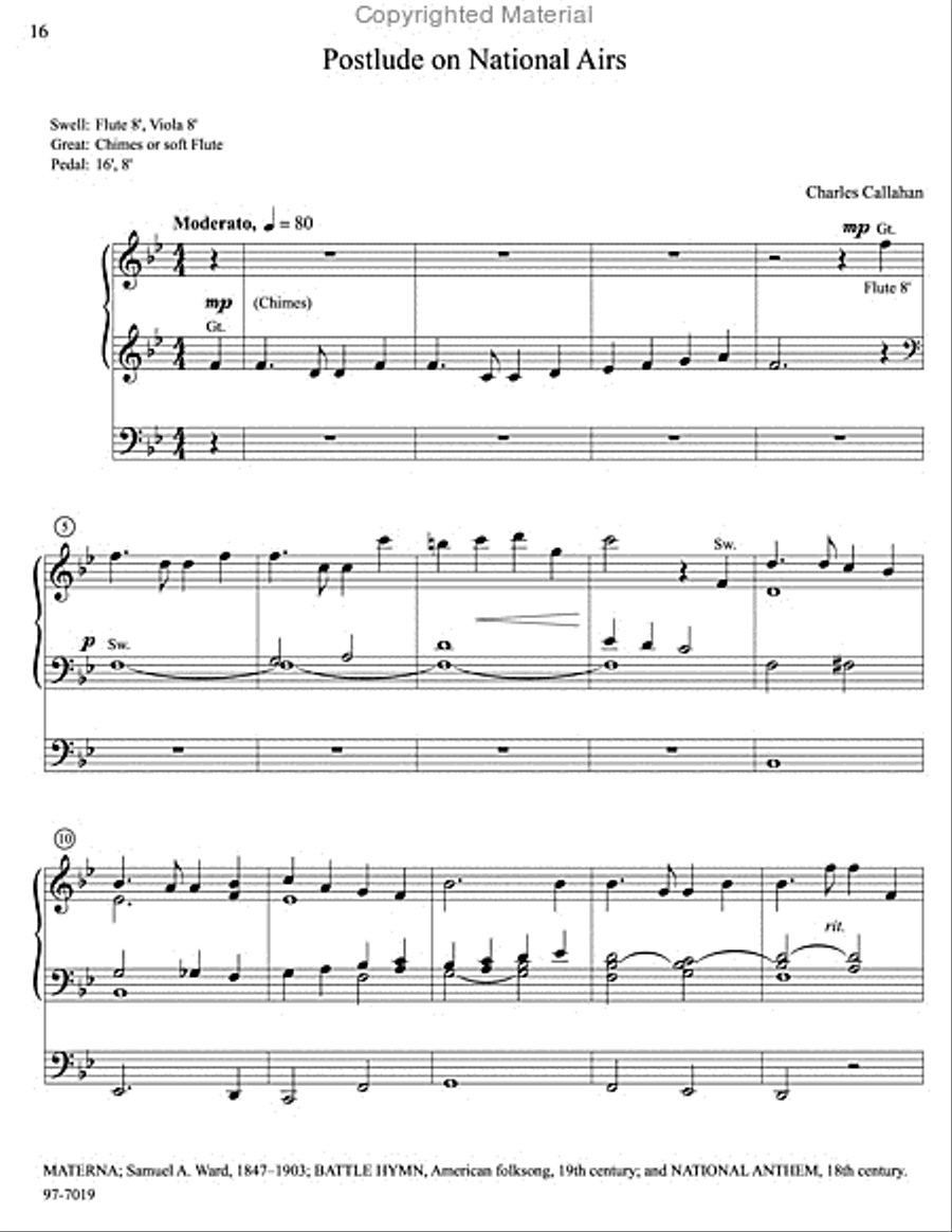Spirit of America Spirit of America Organ scores gallery preview page 5