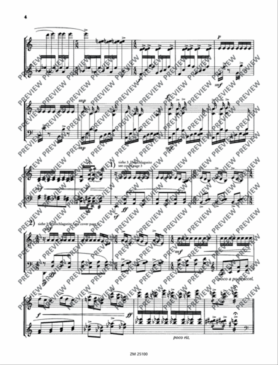 Dream of the Cherry Blossoms Marimba scores gallery preview page 5