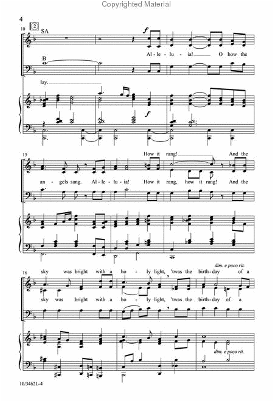The Birthday of a King The Birthday of a King 3-Part scores gallery preview page 3
