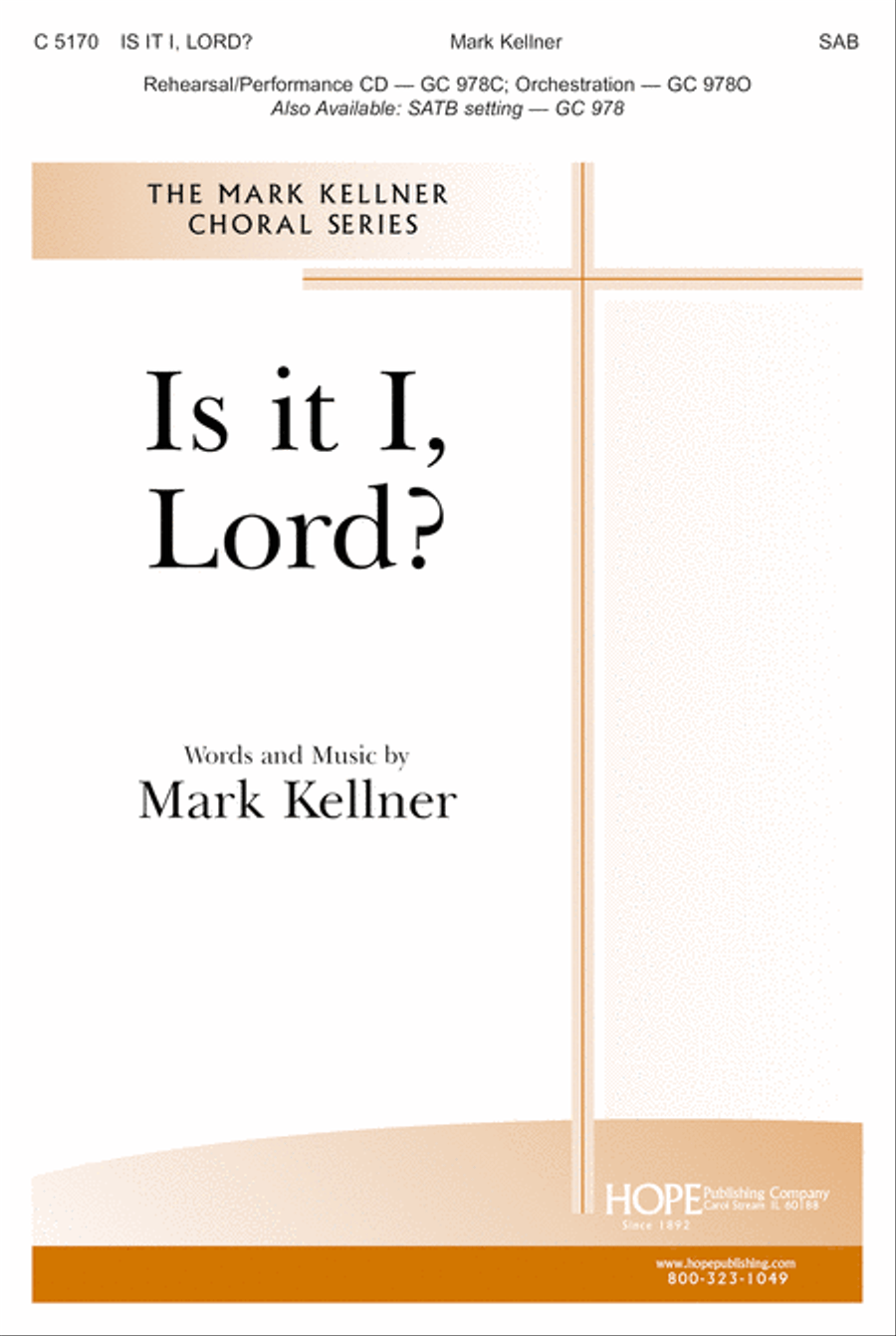 Is It I, Lord? SSA scores gallery preview page 2