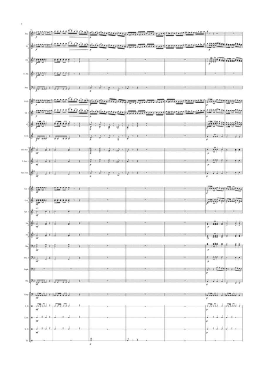 I Capuletti ed i Montecchi - overture Concert Band scores gallery preview page 6