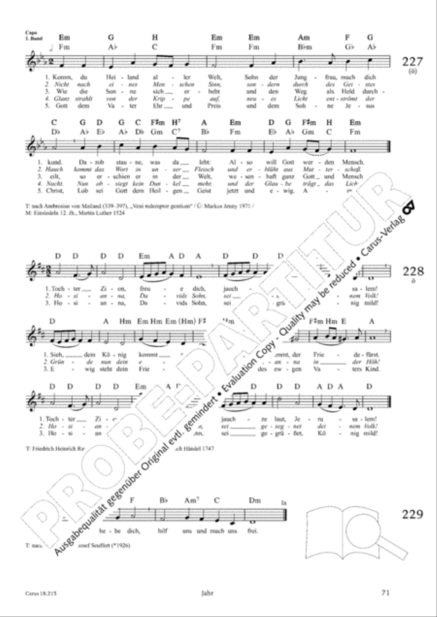 Gitarrenbuch zum Gotteslob Guitar scores gallery preview page 68
