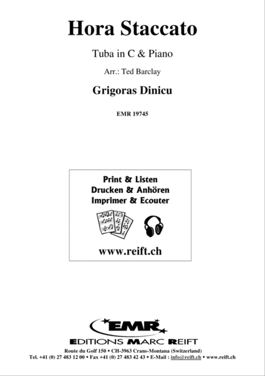 Hora Staccato Tuba scores gallery preview page 2