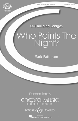 Book cover for Who Paints the Night?