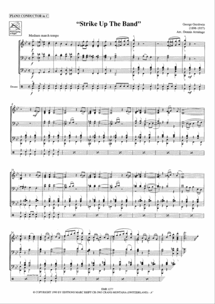 Strike Up The Band Brass Band scores gallery preview page 4