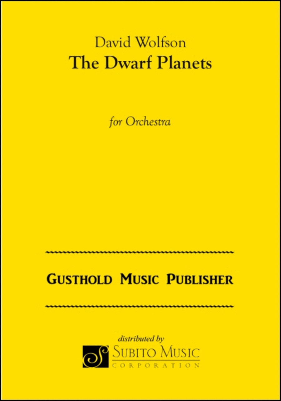 The Dwarf Planets The Dwarf Planets Orchestra scores gallery preview page 1