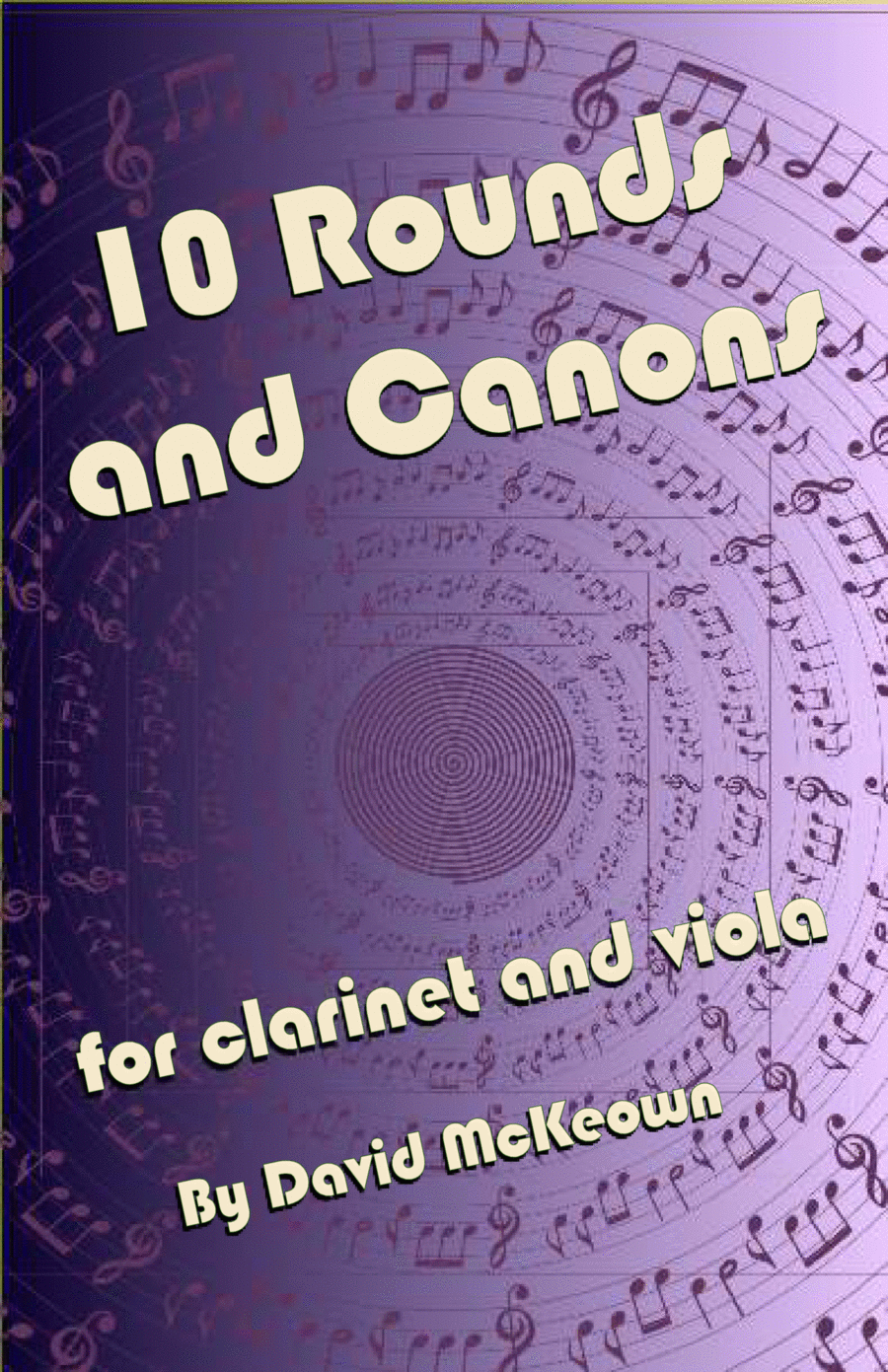 10 Rounds and Canons for Clarinet and Viola Duet Chamber Music scores gallery preview page 1