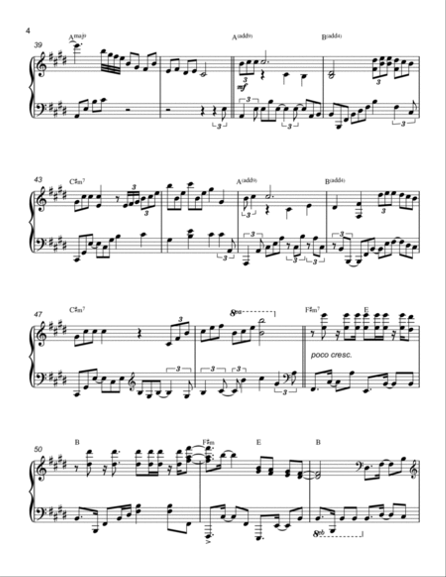 The Feeling The Feeling Piano Solo scores gallery preview page 4