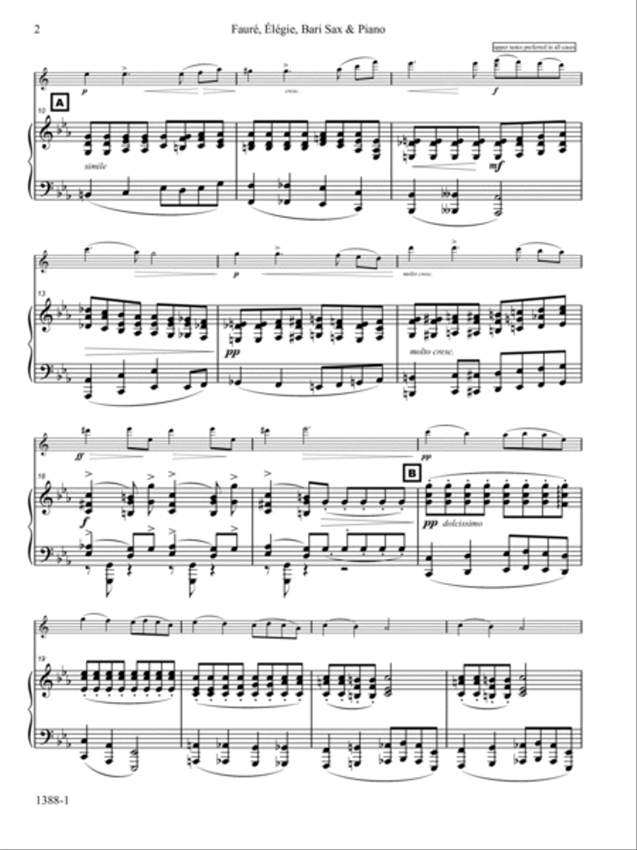 Elegy, Op. 24 Chamber Music scores gallery preview page 6