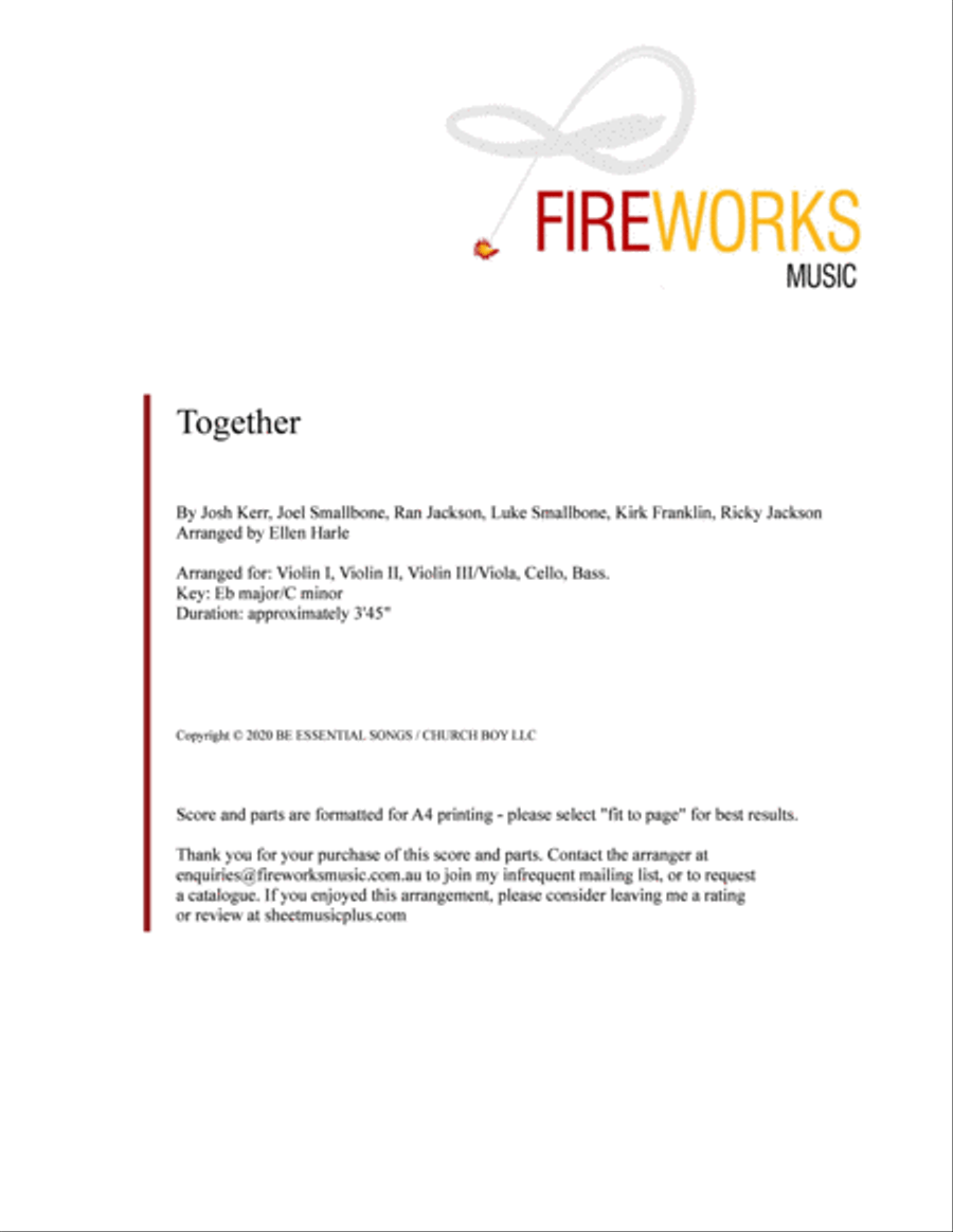 Together Together String Orchestra scores gallery preview page 2