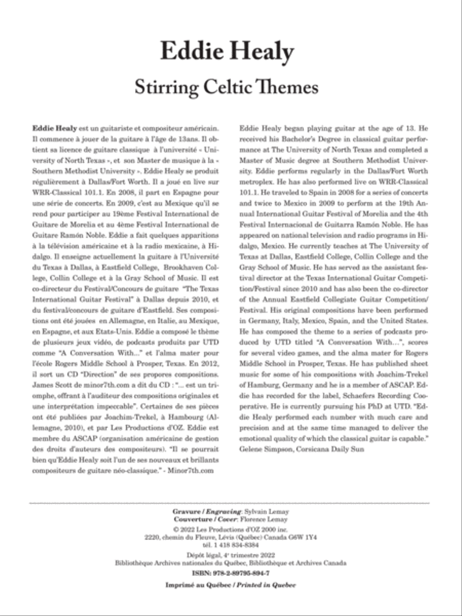 Stirring Celtic Themes Stirring Celtic Themes Guitar Ensemble scores gallery preview page 2