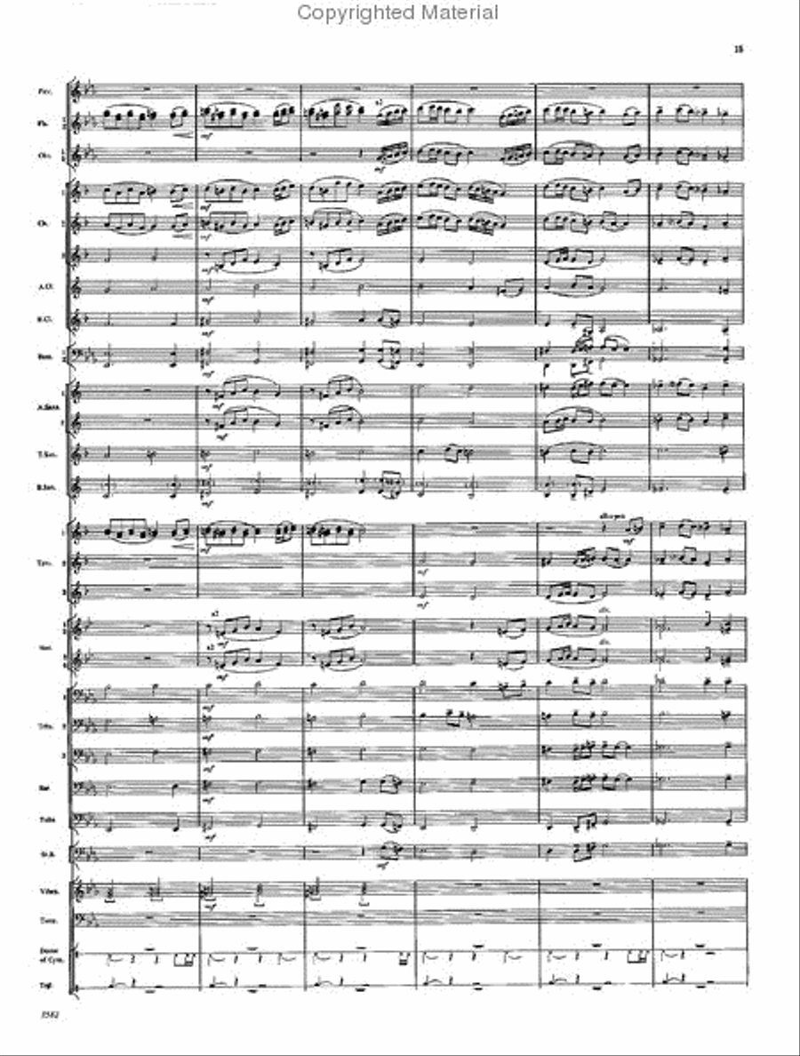 Seagate Concert Band scores gallery preview page 15