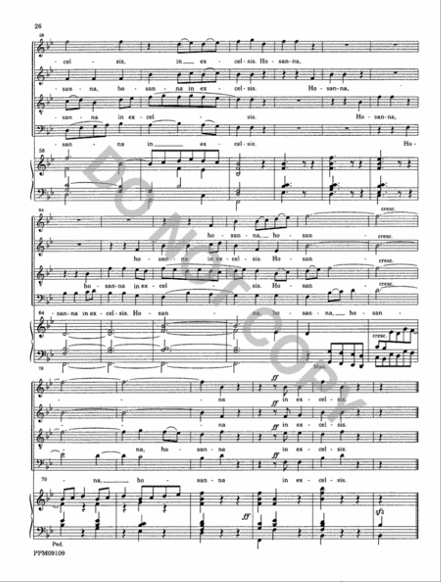 Missa Matris Dei 4-Part scores gallery preview page 27