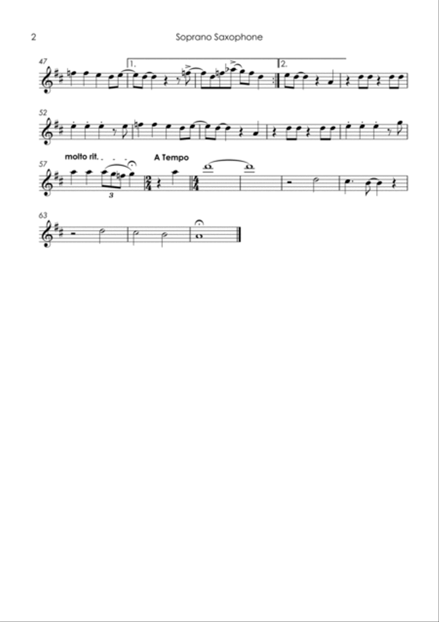 She Loves You Saxophone Quartet scores gallery preview page 4