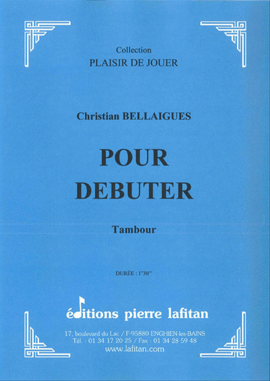 Pour Débuter Percussion scores gallery preview page 1