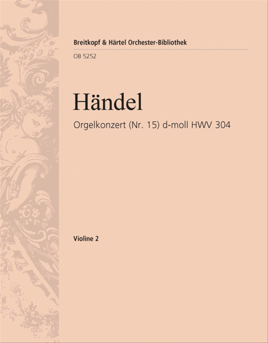 Organ Concerto (No. 15) in D minor HWV 304