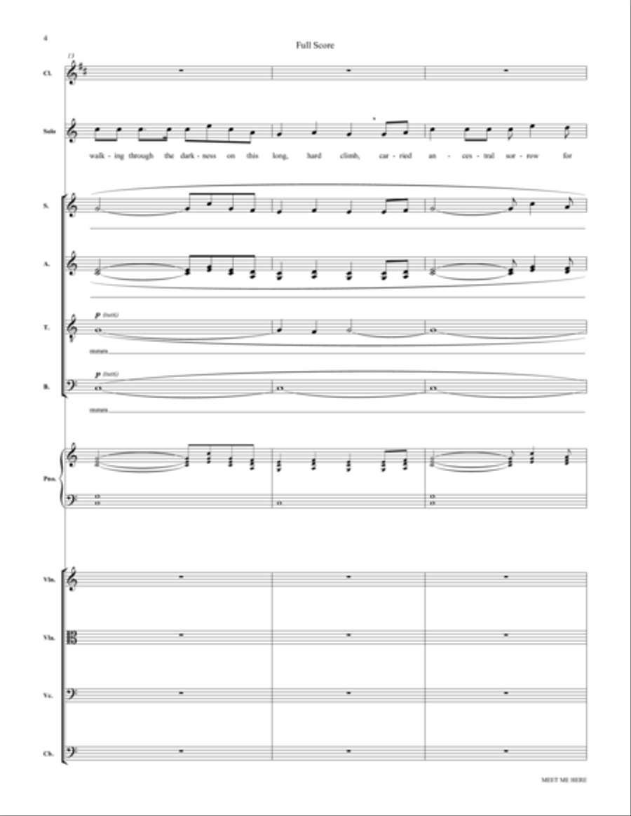 Meet Me Here (from Considering Matthew Shepard) - Score Choir scores gallery preview page 4