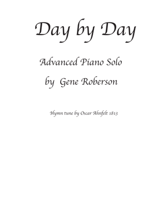 Day by Day (Hymn tune) Piano Solo