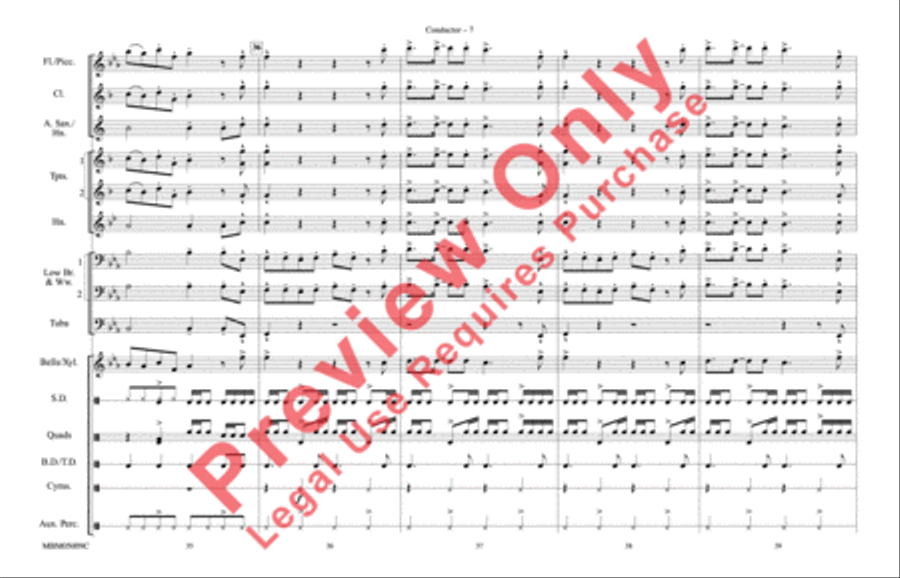 Le Freak Marching Band scores gallery preview page 8