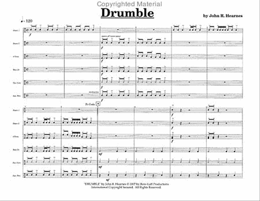 Triple Decker Percussion Ensemble scores gallery preview page 2