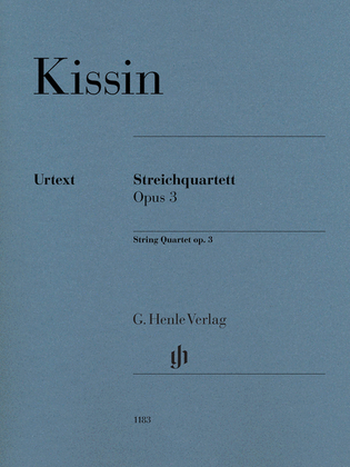 Book cover for String Quartet Op. 3