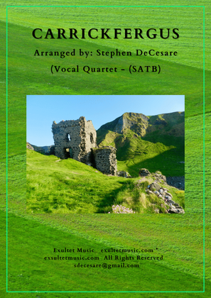 Book cover for Carrickfergus (Vocal Quartet - (SATB)