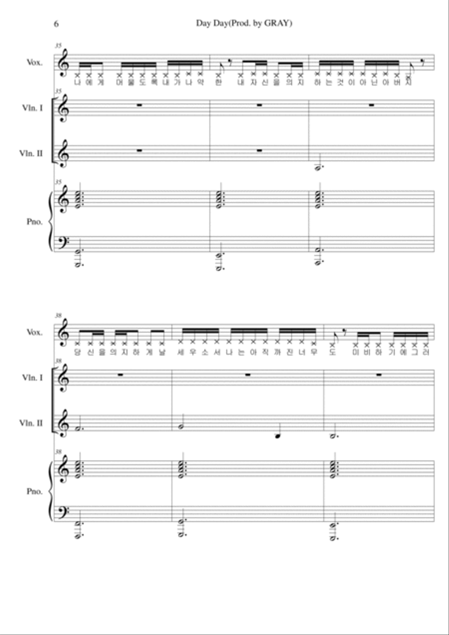 Day Day (Am) Voice scores gallery preview page 6