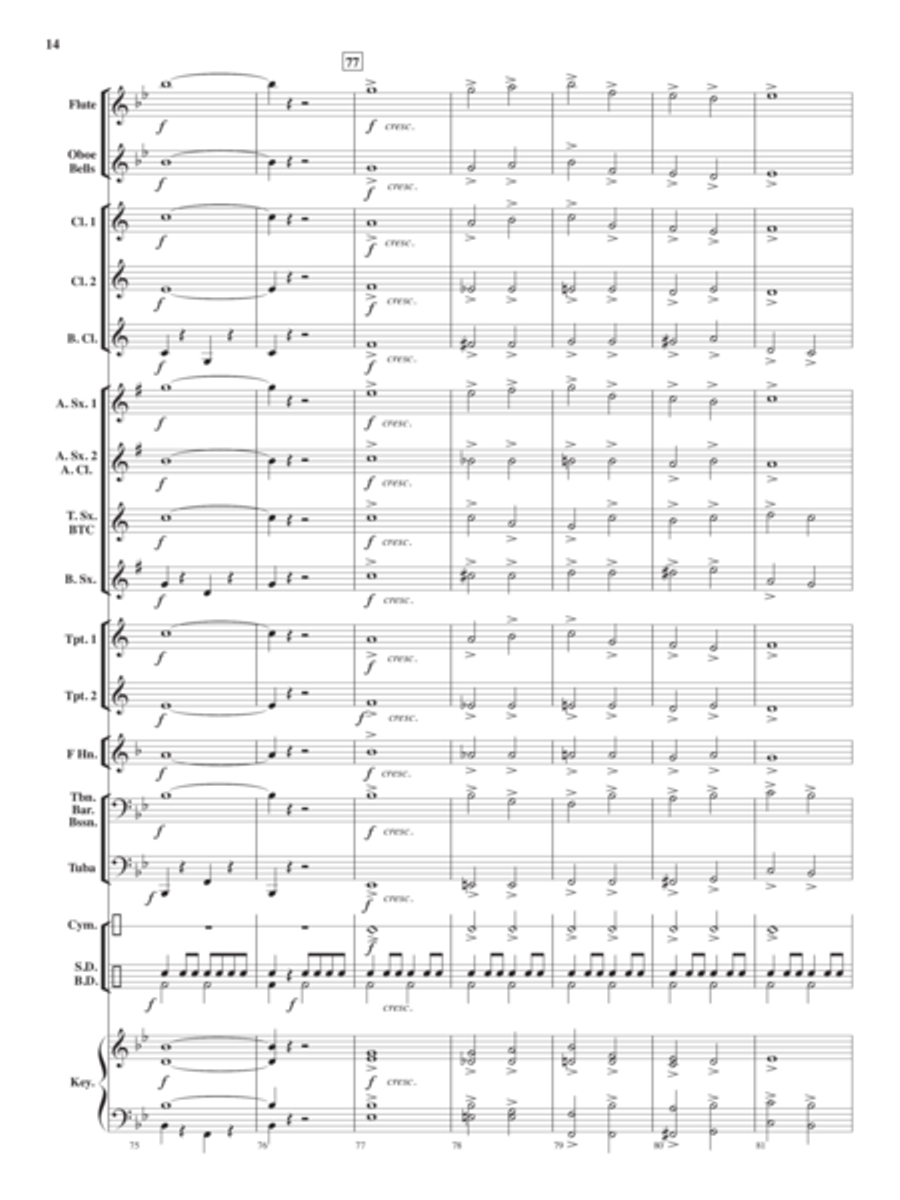 Discover America Discover America Concert Band scores gallery preview page 13