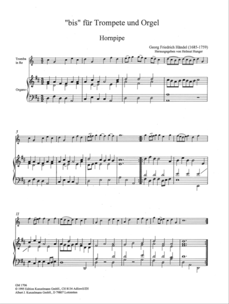 BIS, Encores and small pieces for trumpet and organ, Volume 1