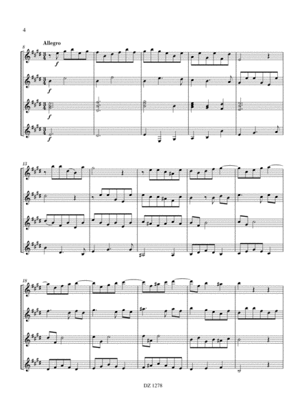 Sonata in E major, opus 1, no. 4