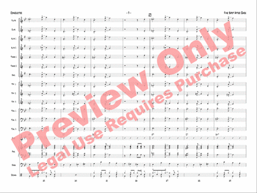 Five Spot After Dark Jazz Ensemble scores gallery preview page 12