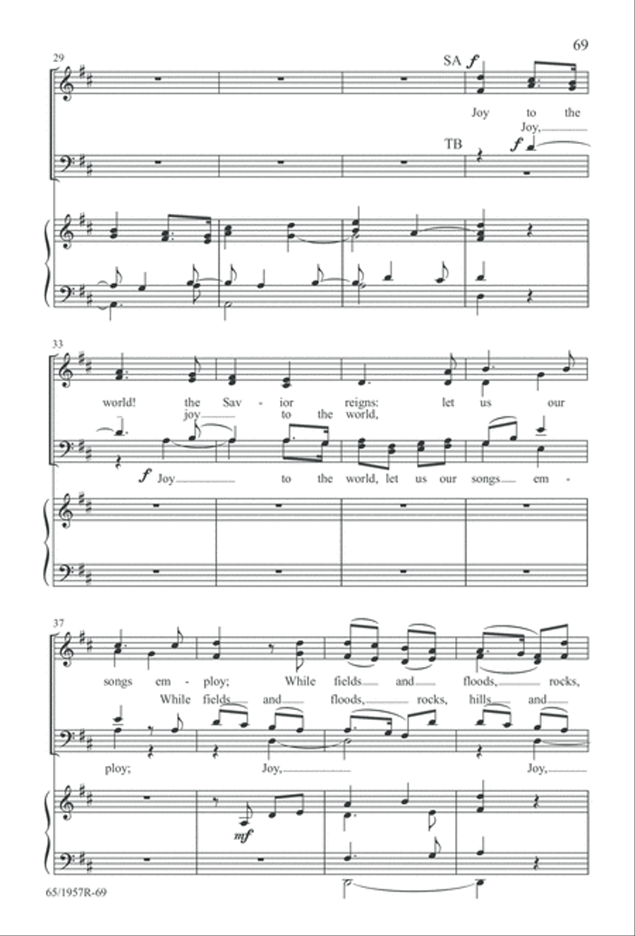Festival of Lessons and Carols 4-Part scores gallery preview page 70