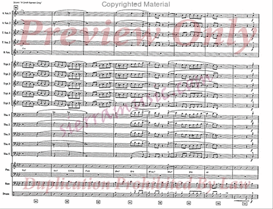 A Smith Named Greg Jazz Ensemble scores gallery preview page 13