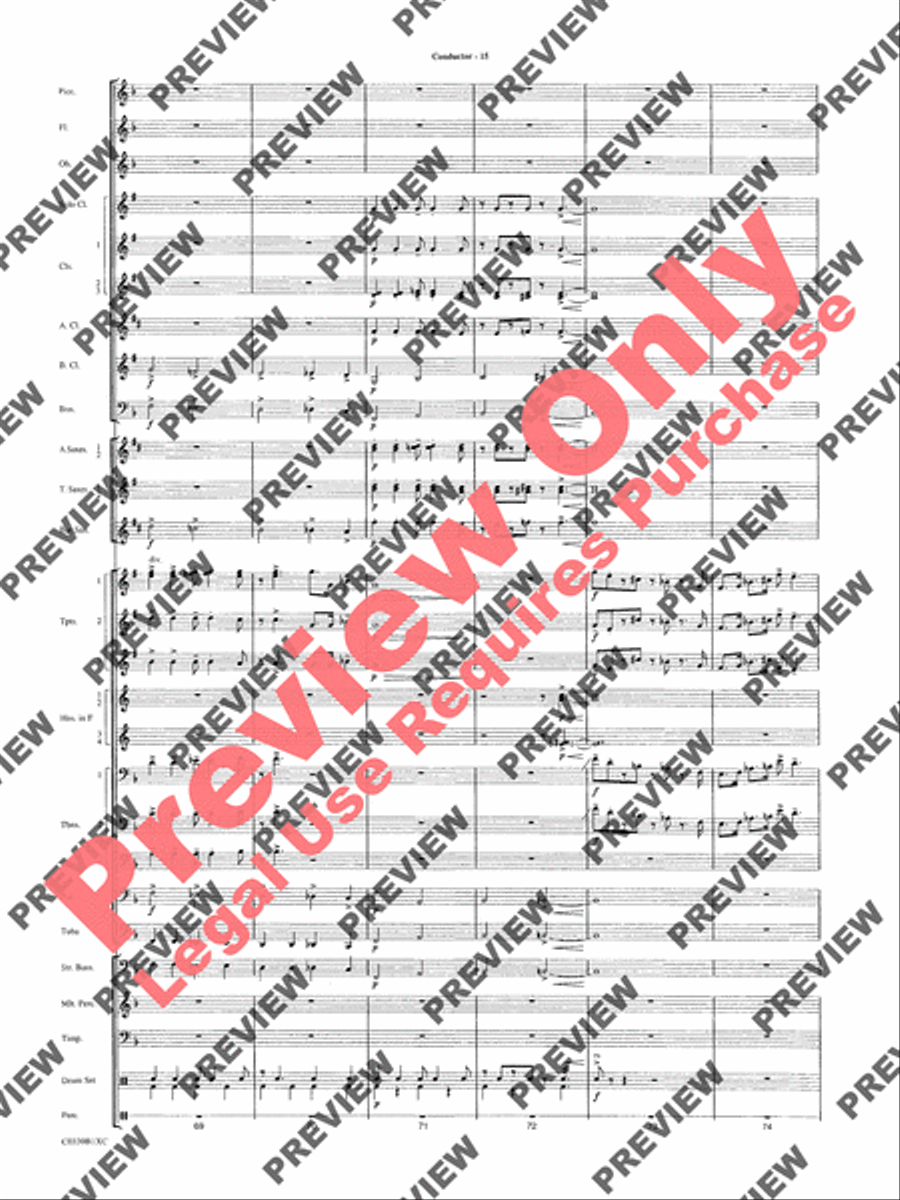In the Miller Mood Concert Band scores gallery preview page 18