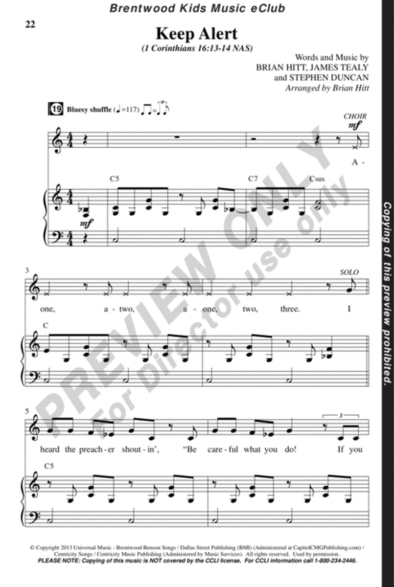 K-tuneZ Scripture Songs For Kids - Choral Book image number null