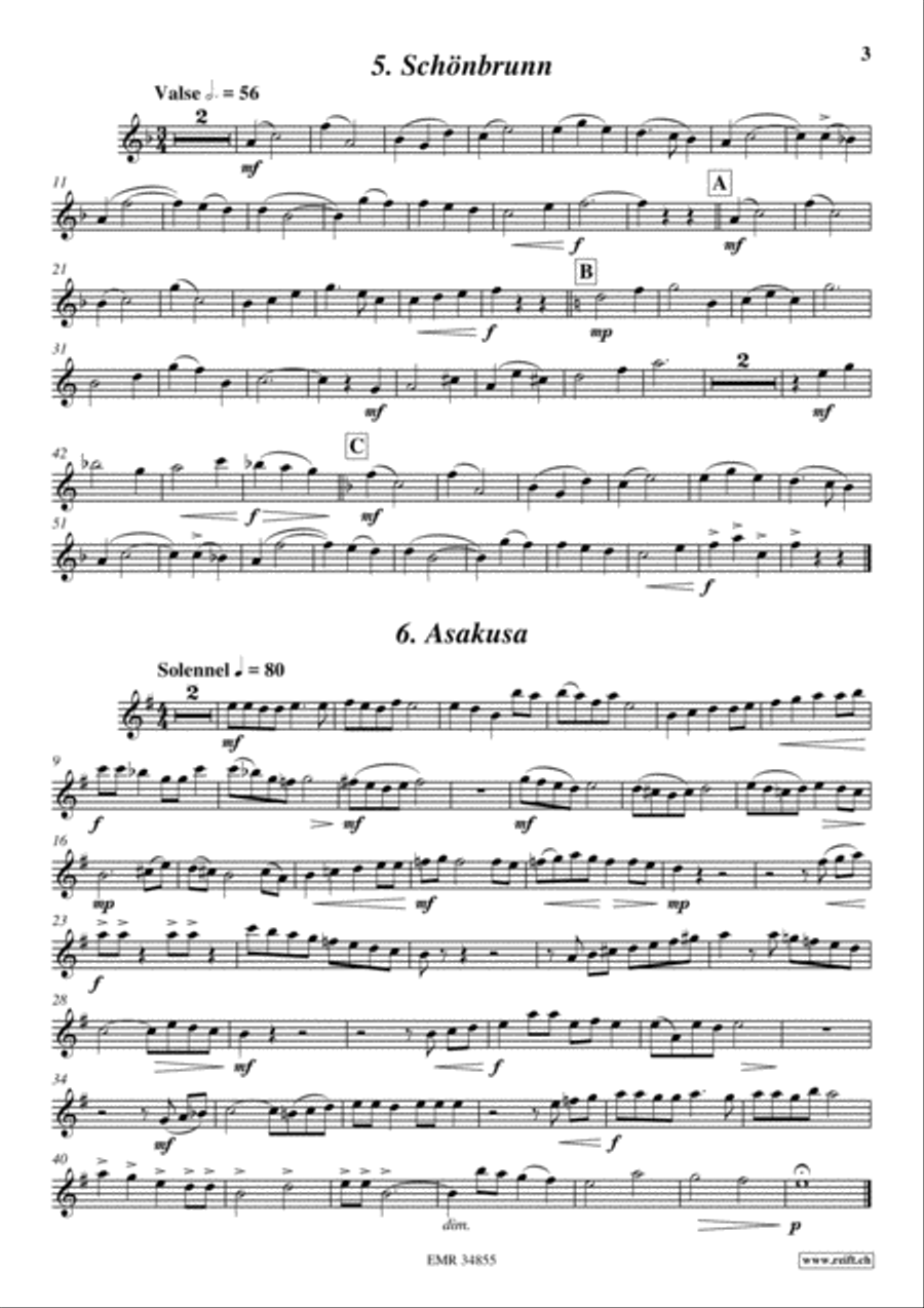 A Musical Journey Clarinet Solo scores gallery preview page 4