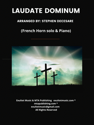 Book cover for Laudate Dominum (French Horn solo - Piano Accompaniment)