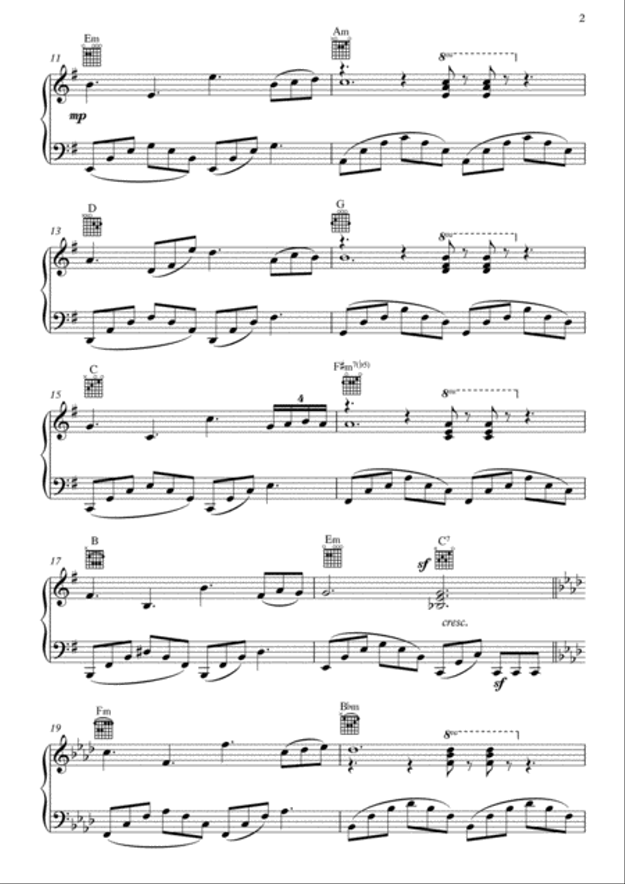 Le Vent, Le Cri Le Vent, Le Cri Piano Solo scores gallery preview page 2