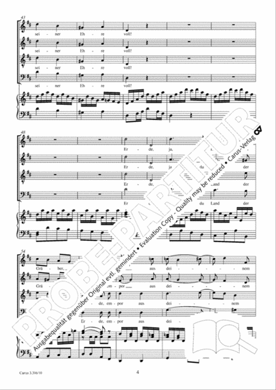 Amen, Lob und Preis und Starke 4-Part scores gallery preview page 5
