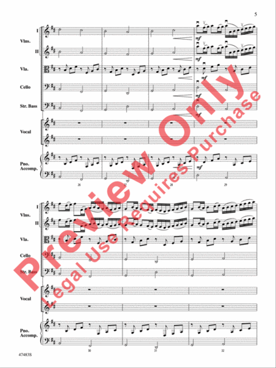 Christmas Canon Christmas Canon String Orchestra scores gallery preview page 6