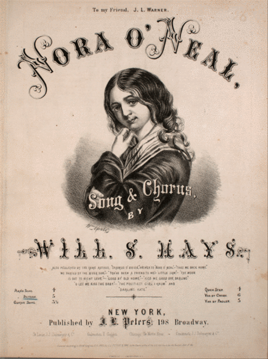Nora O'Neal. A Beautiful Ballad 4-Part scores gallery preview page 1