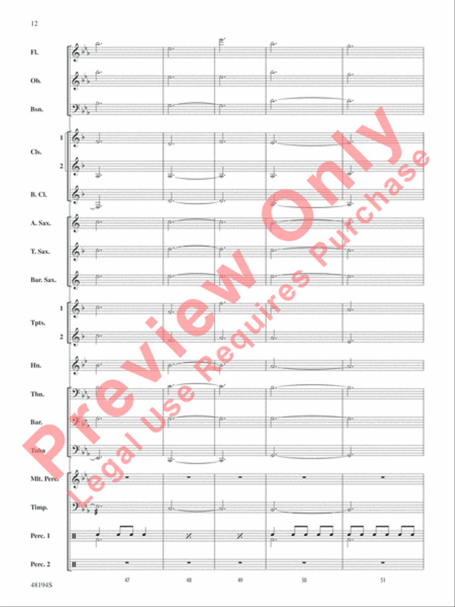 Harry Potter -- Wizards Unite Concert Band scores gallery preview page 13