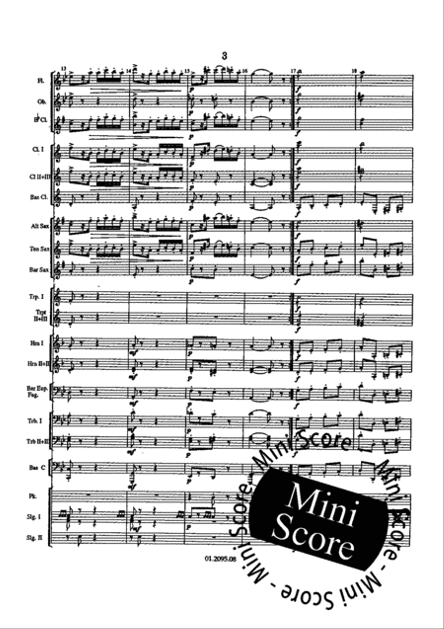 Paganini Variations Paganini Variations Fanfare Band scores gallery preview page 9