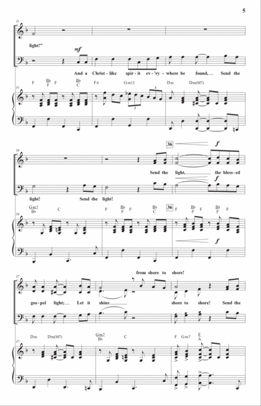 Send the Light (SAB) 3-Part scores gallery preview page 5