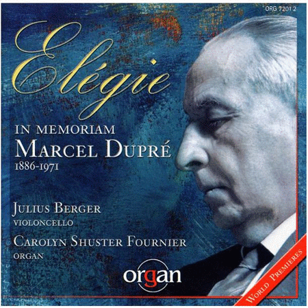 Elégie - In Memoriam Marcel Dupré by Marcel Dupre CD - Sheet Music
