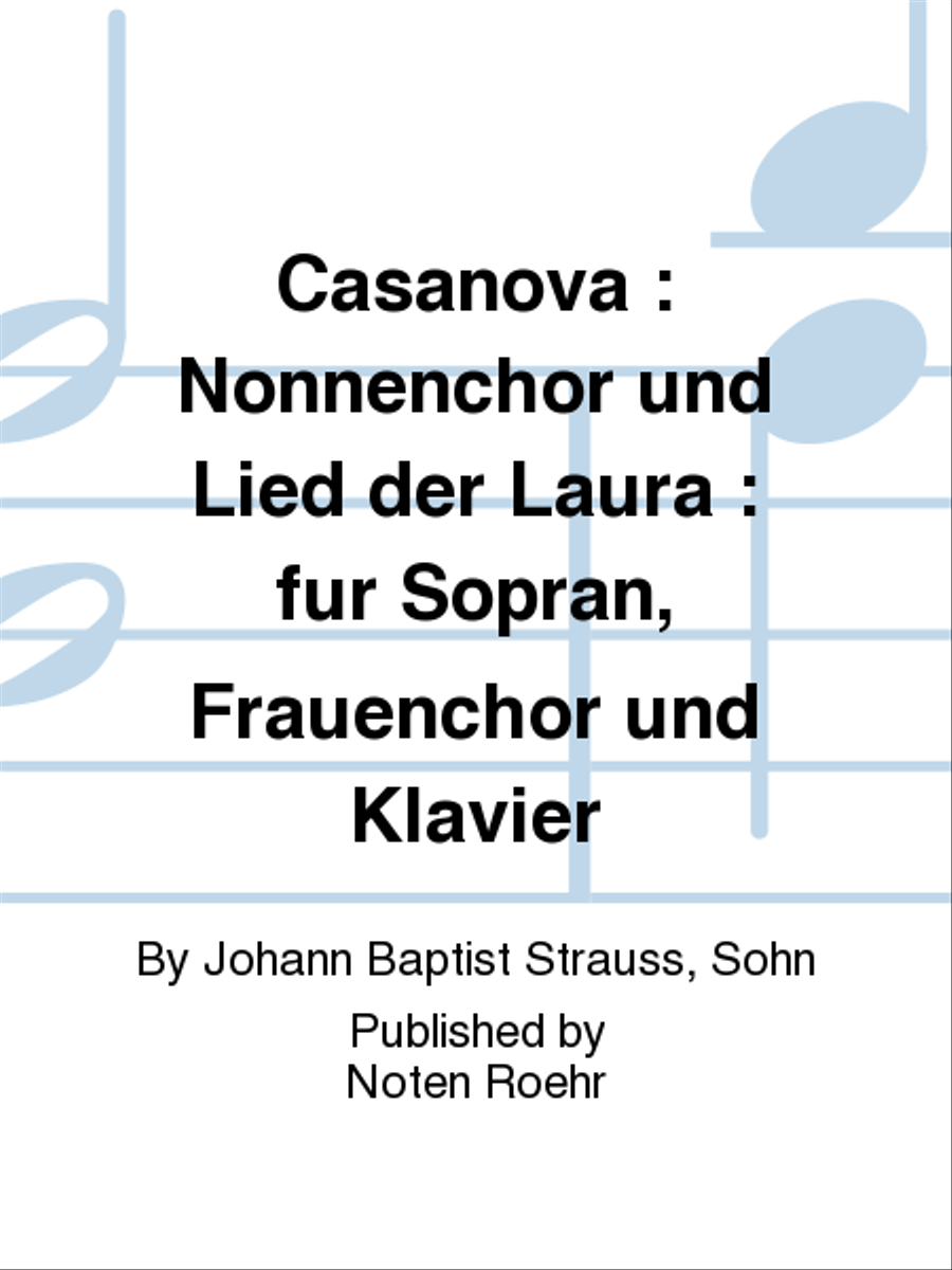 Casanova Women's Choir scores gallery preview page 1