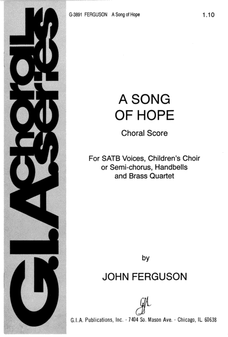 A Song of Hope (Choral score)