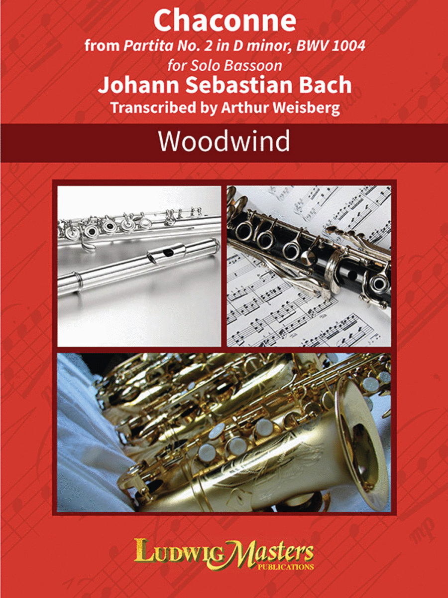 Chaconne from Partita No. 2 in D minor Bassoon Solo scores gallery preview page 1