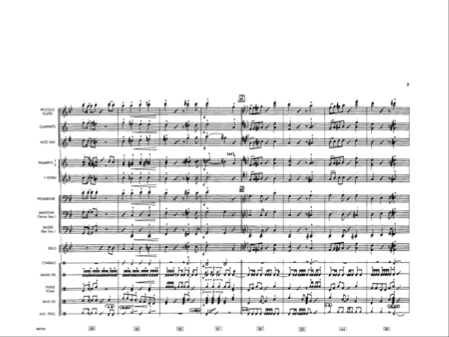 Consider Yourself Consider Yourself Marching Band scores gallery preview page 8